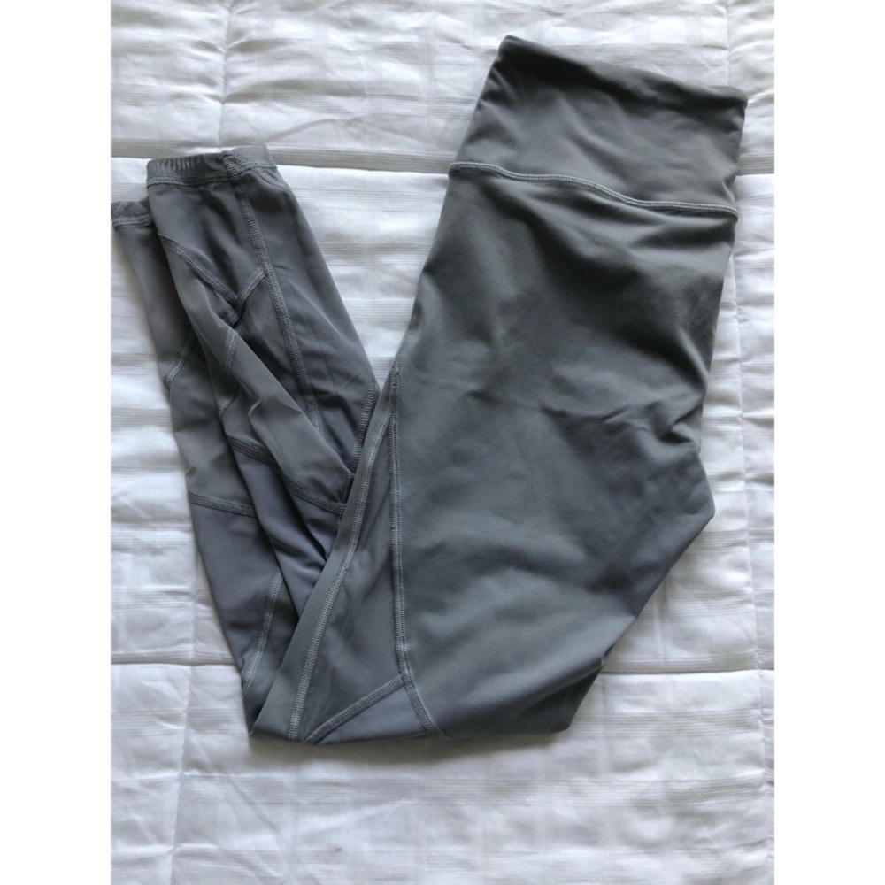 Gray Leggings with Mesh Detail from VS